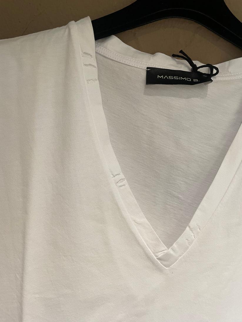 Underground Couture T-shirt Formentera Bianca Enormi sconti