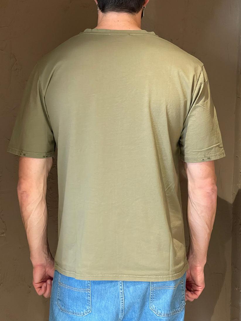 Underground Couture T shirt Formentera Verde In Linea