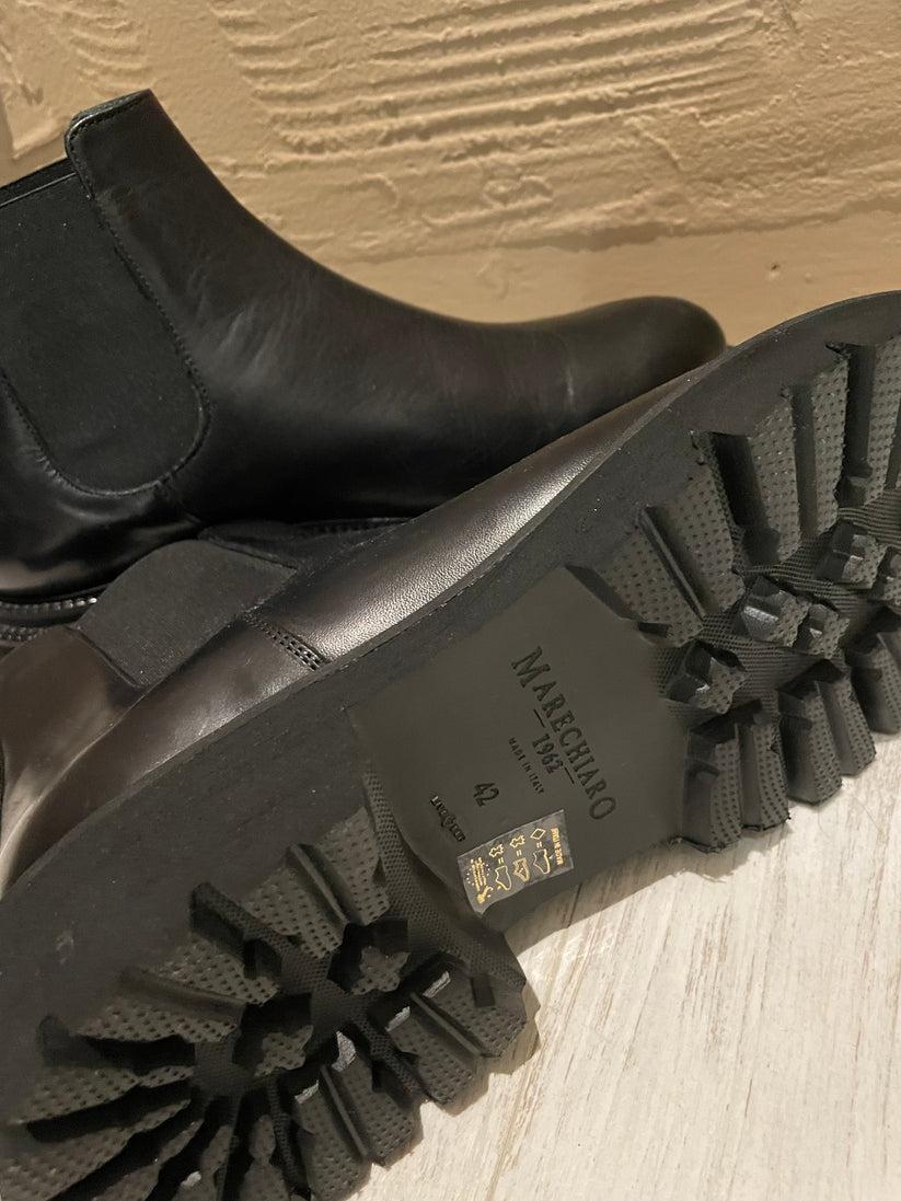 Underground Couture Stivaletto Vitello nero Presa