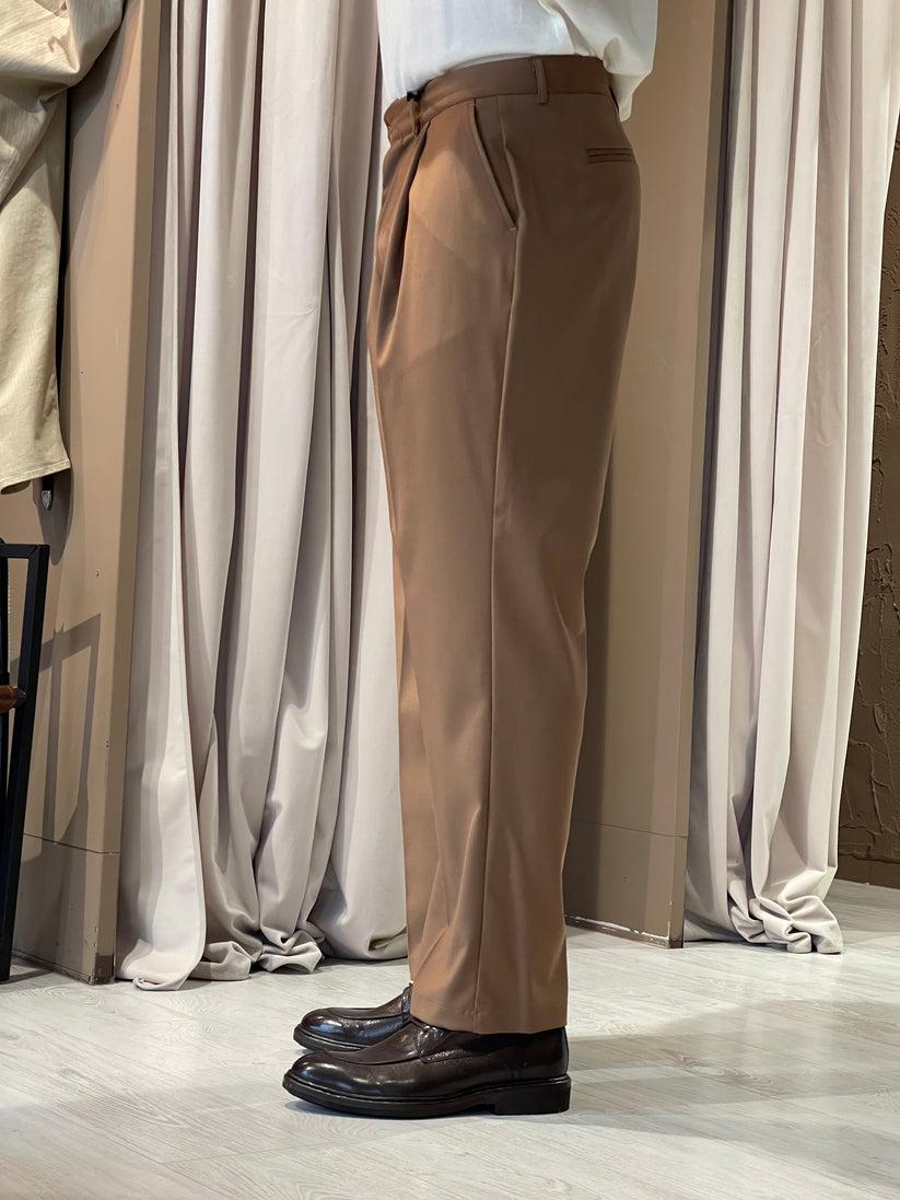 Underground Couture Pantalone Cammello 1 pence Vendita Calda