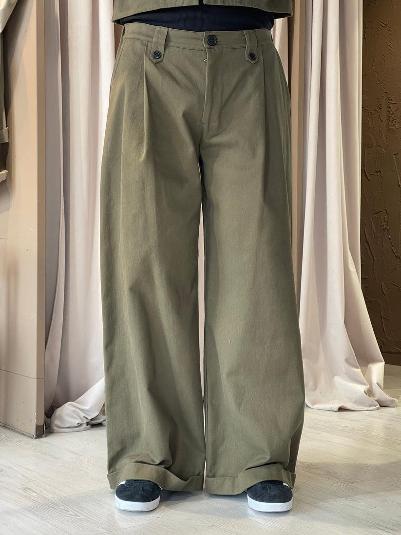 Underground Couture Pantalone Parigi Verde