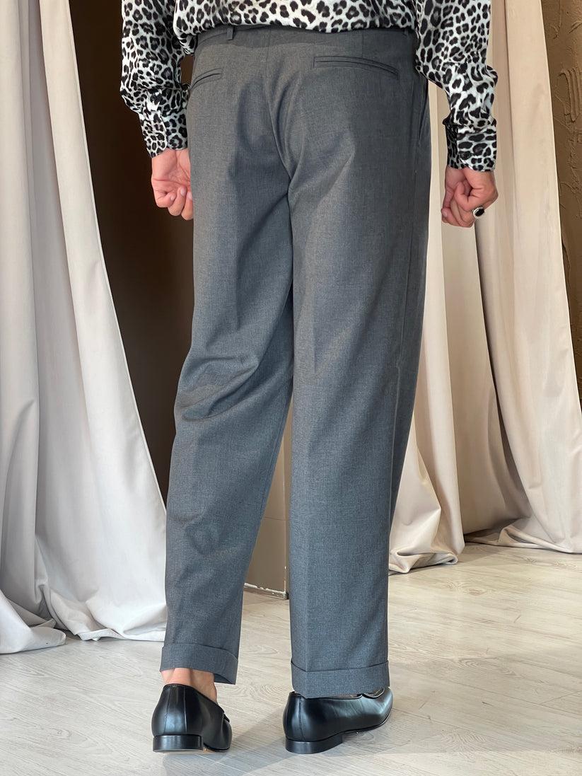 Underground Couture Pantalone D.P Grigio Lana Italia