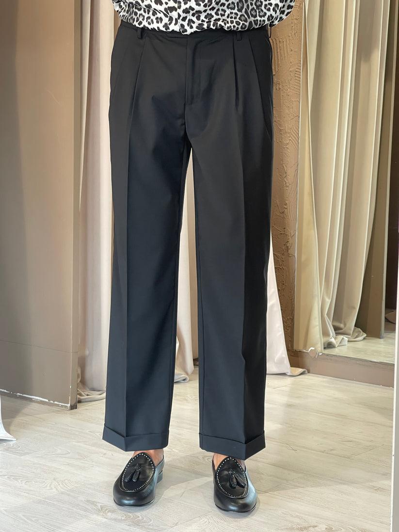 Underground Couture Pantalone D.P Nero Lana Nuovo