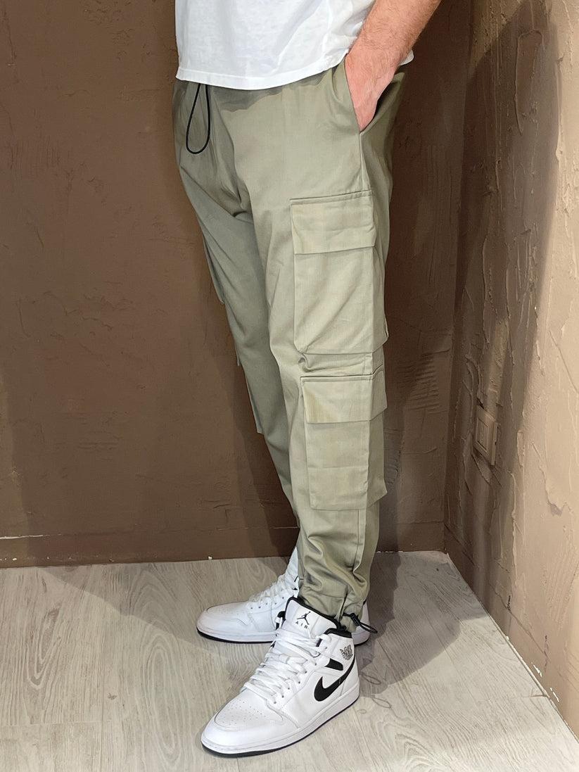 Underground Couture Pantalone Tasconato Verde Vendita