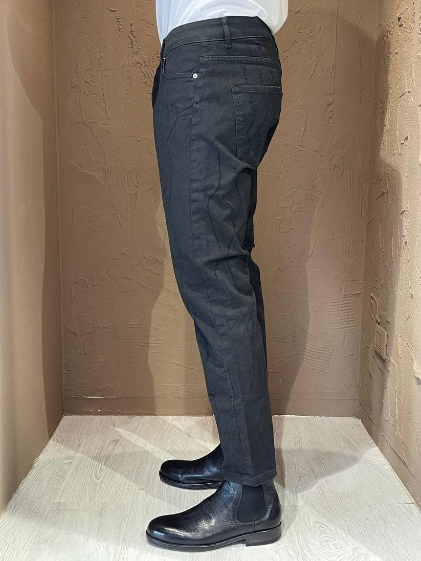 Underground Couture Jeans Bull nero Laser Soddisfazione Garantita