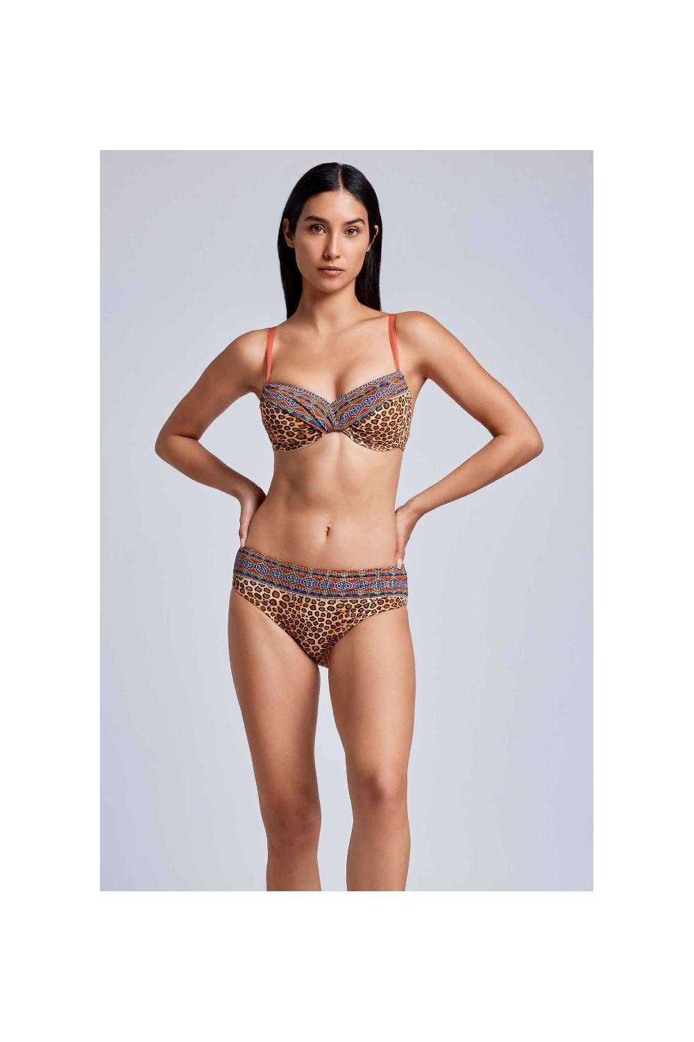 Vacanze Italiane Bikini con ferretto Mora coppa D Economico