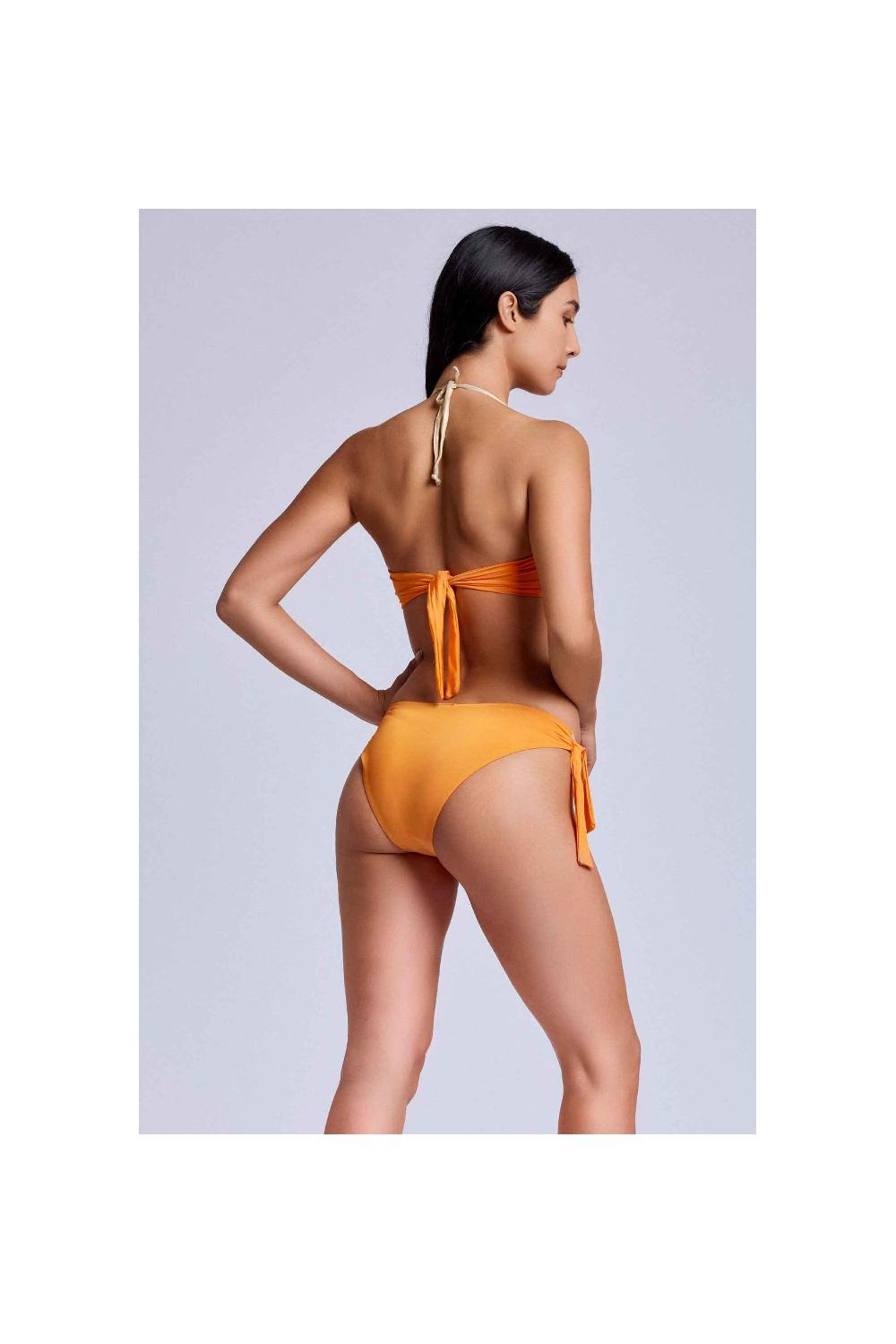 Vacanze Italiane Bikini a fascia con coppe Lampone Pezzi Unici