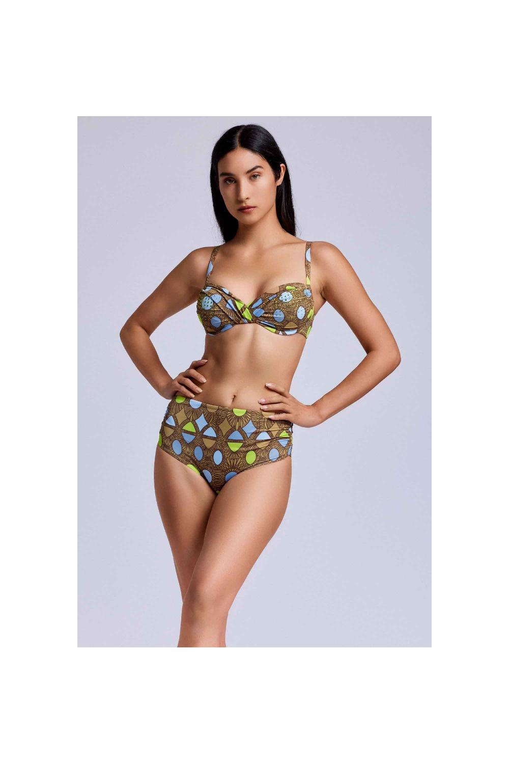 Vacanze Italiane Bikini con ferretto Mora coppa D Convenienza