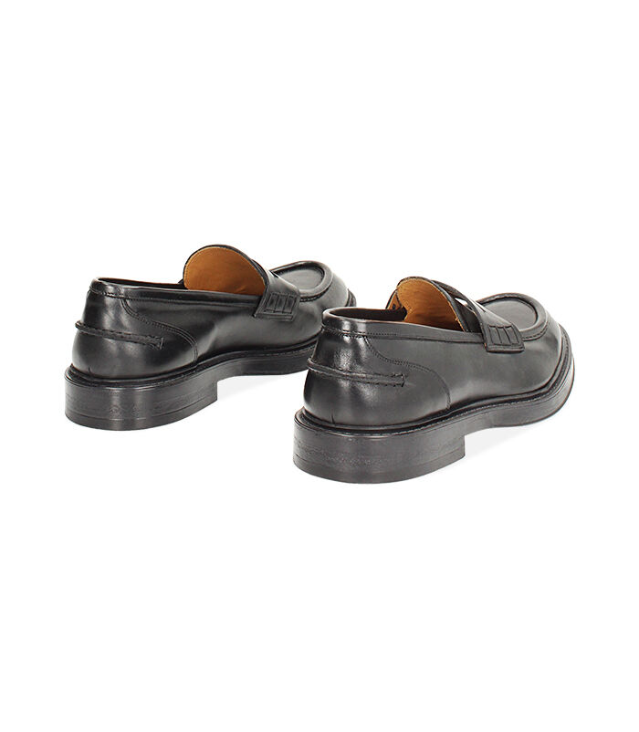 Valerio 1966 CALZATURA UOMO MOCASSINO PELLE NERO Vendita Calda