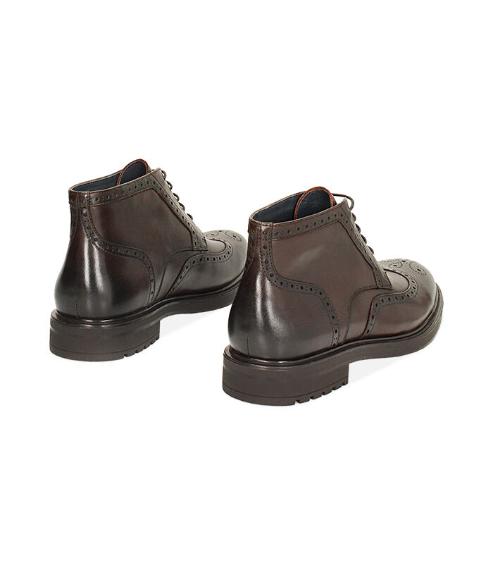 Valerio 1966 Polacchino stile oxford in pelle moro | Valerio 1966 Qualità