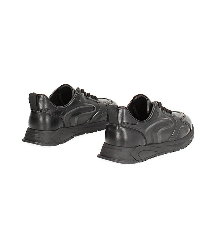 Valerio 1966 Sneakers nere in pelle | Valerio 1966 Prezzo Ridotto