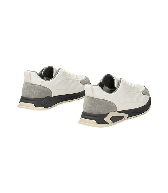 Valerio 1966 Sneakers uomo bianco/grigio in pelle | Valerio 1966 Sottocosto