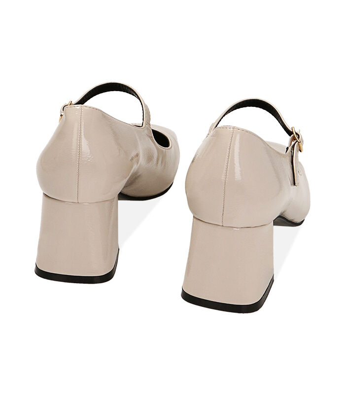 Valerio 1966 Décolleté donna panna cinturino in naplak tacco 5 5 cm | Valerio 1966 Hotsell