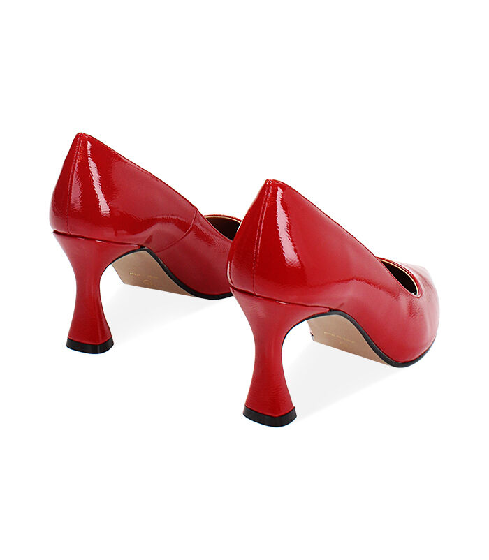Valerio 1966 Décolleté rosse in naplak tacco 7 cm | Valerio 1966 Negozio