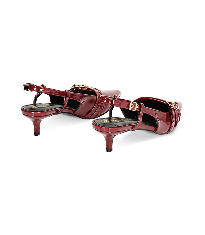 Valerio 1966 Décolleté slingback in vernice cherry tacco 4 5 cm | Valerio 1966 Acquista Ora