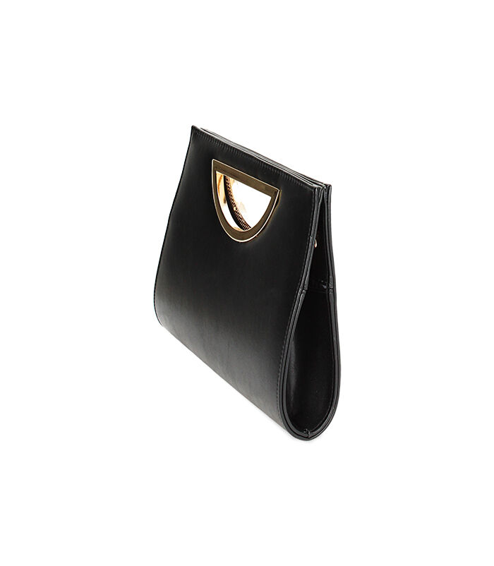 Valerio 1966 Pochette nera con placca oro | Valerio 1966