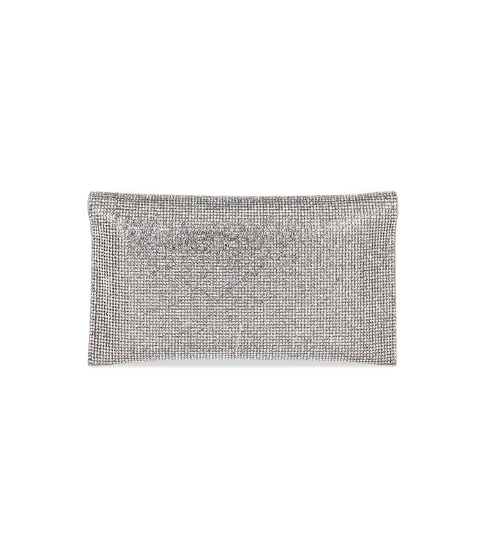 Valerio 1966 Pochette a bustina argento con pietre | Valerio 1966 Saldi Di Fabbrica