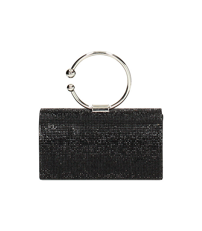 Valerio 1966 Minibag nera con pietre | Valerio 1966 Vendite Flash