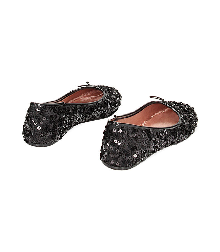 Valerio 1966 Ballerine nere con paillettes | Valerio 1966 2025