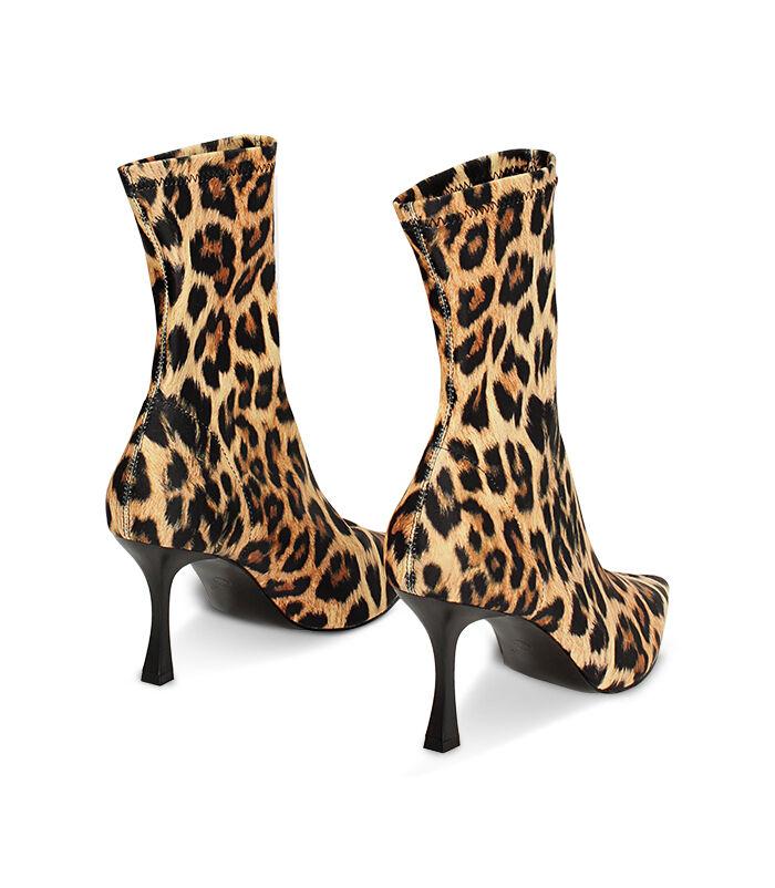 Valerio 1966 Tronchetto leopardato in lycra tacco 8 cm | Valerio 1966 Consegna Veloce