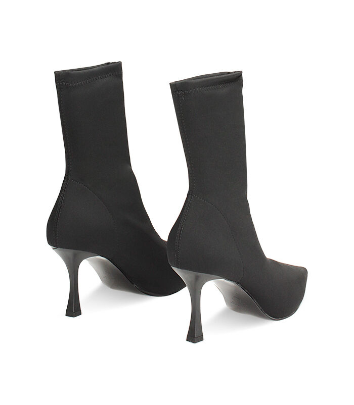 Valerio 1966 Tronchetto nero in lycra tacco 8 cm | Valerio 1966 Promozione Limitata