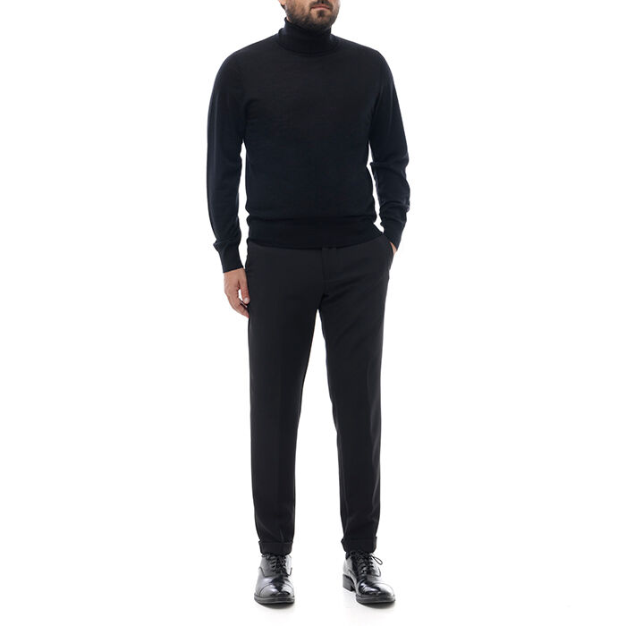 Valerio 1966 Pantalone nero elegante | Valerio 1966 Prezzo Ridotto