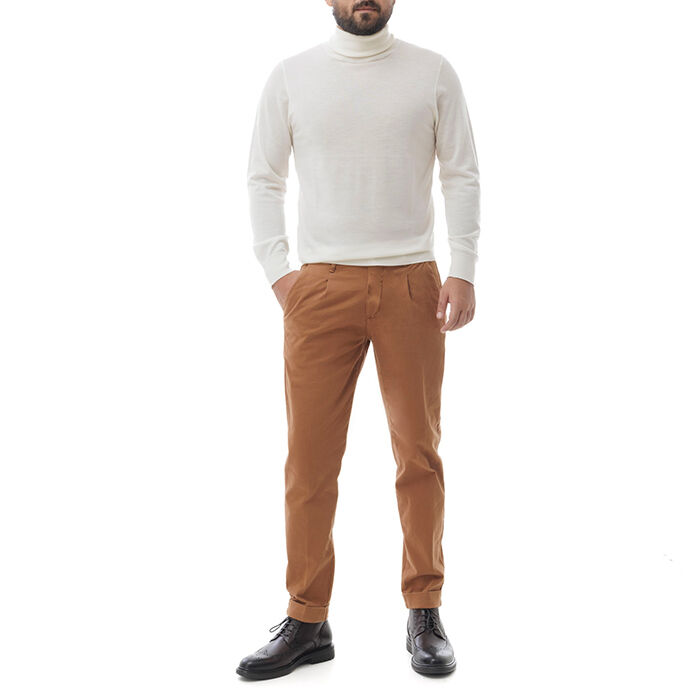 Valerio 1966 Pantalone marrone di cotone | Valerio 1966 Sconto
