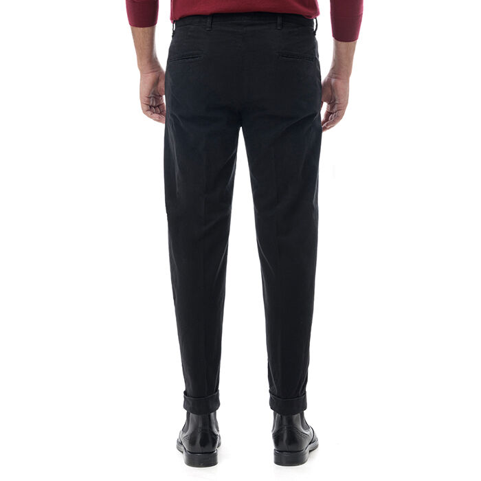 Valerio 1966 Pantalone nero di cotone | Valerio 1966 Economico