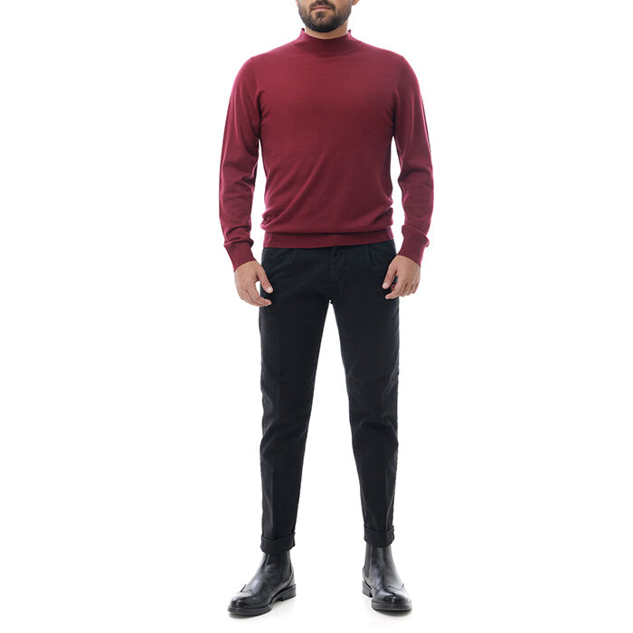 Valerio 1966 Pantalone nero di cotone | Valerio 1966 Economico
