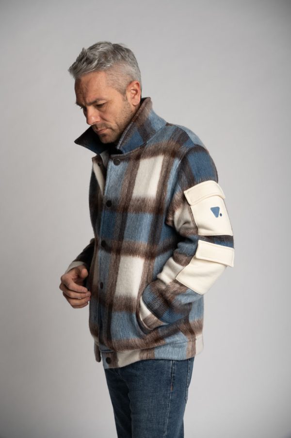 Valvola Fashion GIACCA CON ABBOTTONATURA TARTAN Outlet
