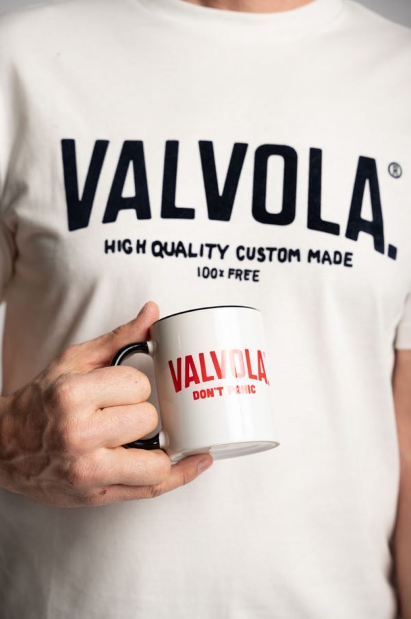 Valvola Fashion T-SHIRT MANICA CORTA BASICO TINTO IN PEZZA In Vendita