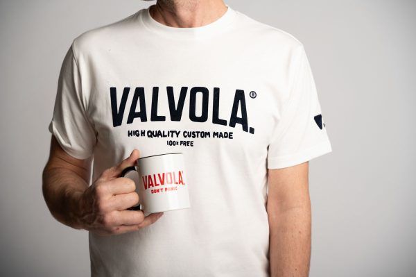Valvola Fashion T-SHIRT MANICA CORTA BASICO TINTO IN PEZZA In Vendita