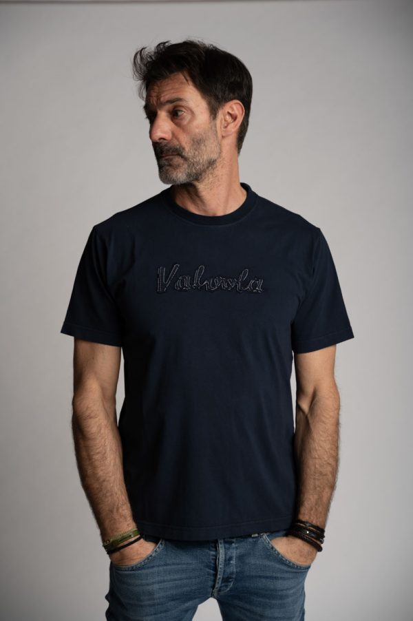 Valvola Fashion T-SHIRT MANICA CORTA LOGO SCRIPT Vendita Calda