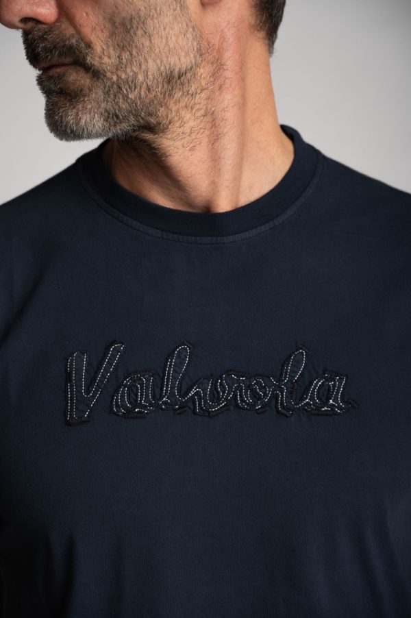 Valvola Fashion T-SHIRT MANICA CORTA LOGO SCRIPT Vendita Calda