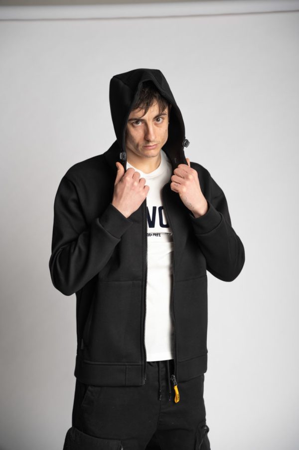 Valvola Fashion FELPA CAPPUCCIO FULL ZIP CUSTOM MADE Negozio