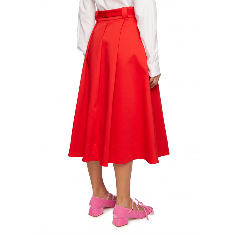 Vivetta GONNA A PIEGHE GABARDINE Sconto