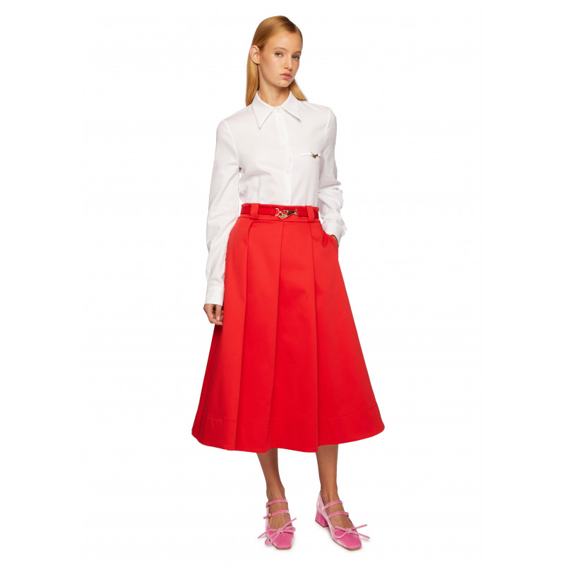 Vivetta GONNA A PIEGHE GABARDINE Sconto
