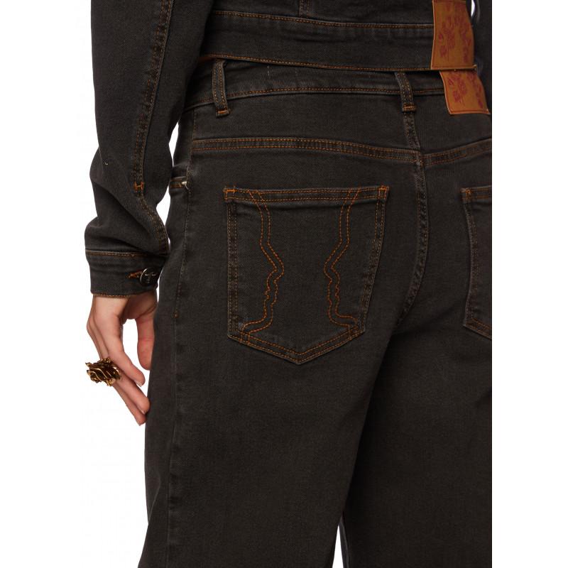 Vivetta PANTALONE DENIM CARGO-FIT Qualità