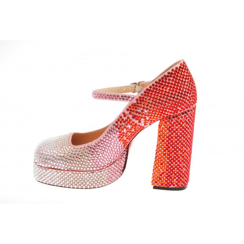 Vivetta MARY JANE PLATFORM STRASS DEGRADÈ Acquista Ora