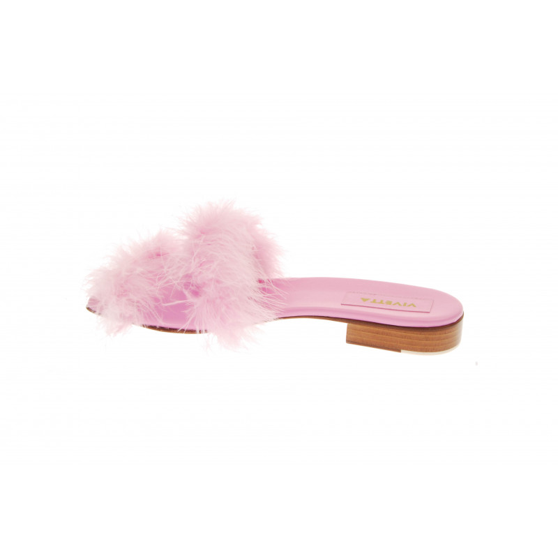 Vivetta SANDALI FLAT CON MARABÙ Hotsell