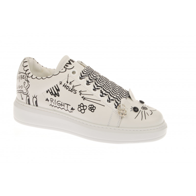 Vivetta SNEAKERS GATTO SERIGRAFIA Vendite Flash