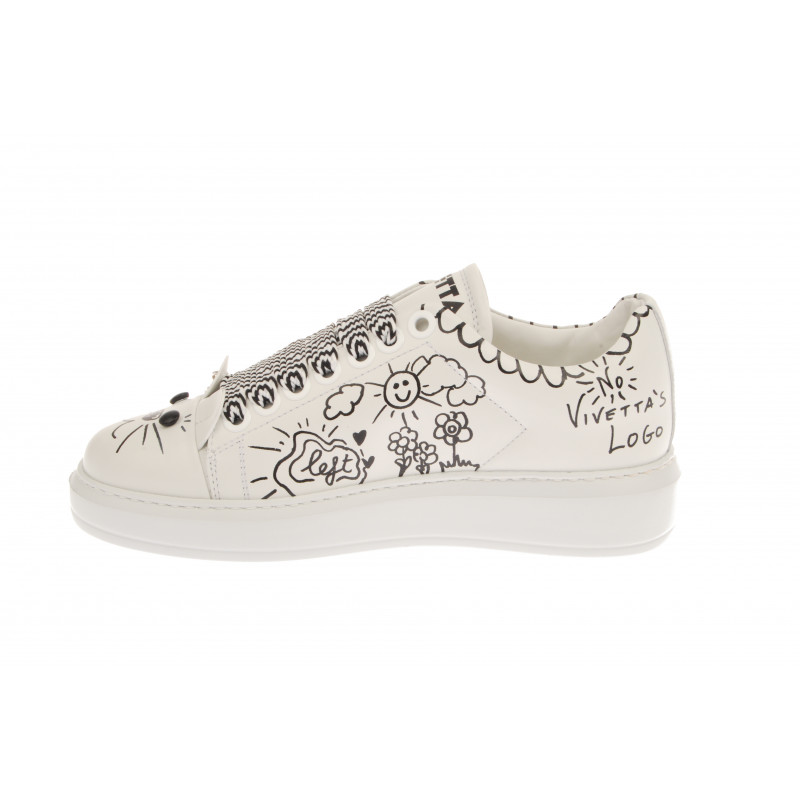 Vivetta SNEAKERS GATTO SERIGRAFIA Vendite Flash