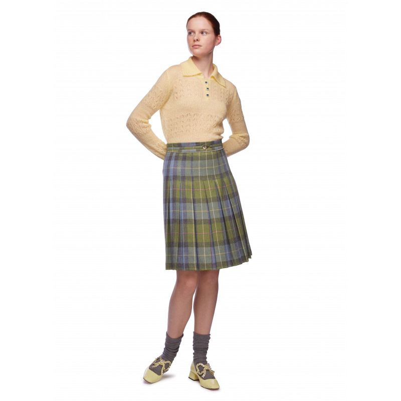 Vivetta GONNA TARTAN A PIEGHE Vendita Calda