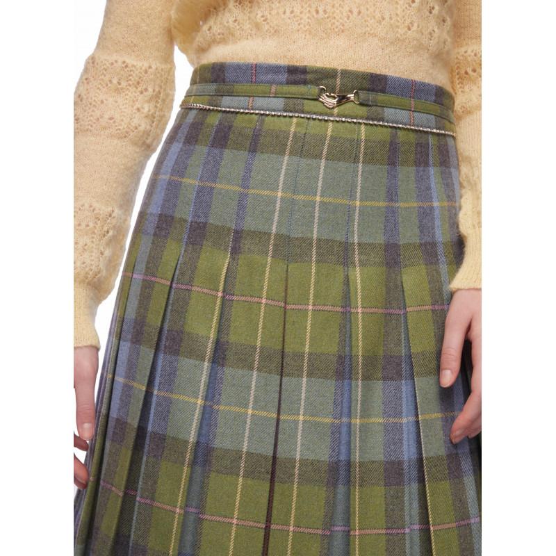 Vivetta GONNA TARTAN A PIEGHE Vendita Calda