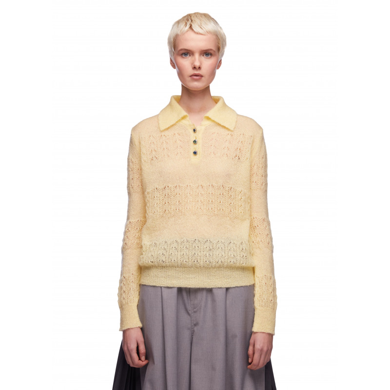 Vivetta MAGLIA POLO MOHAIR Moda