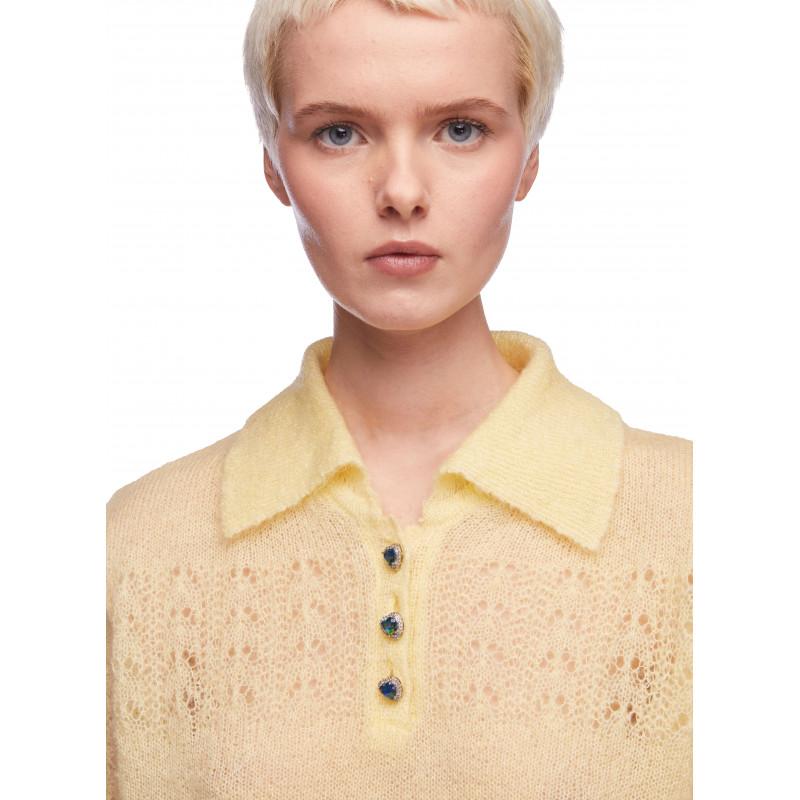 Vivetta MAGLIA POLO MOHAIR Moda