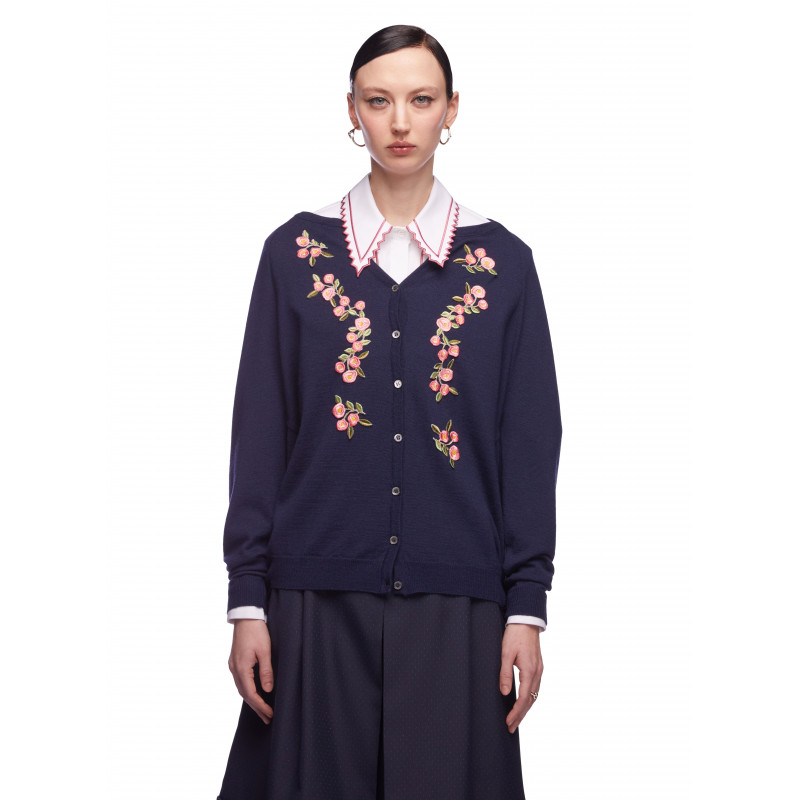 Vivetta CARDIGAN OVERSIZE RICAMATO Italia