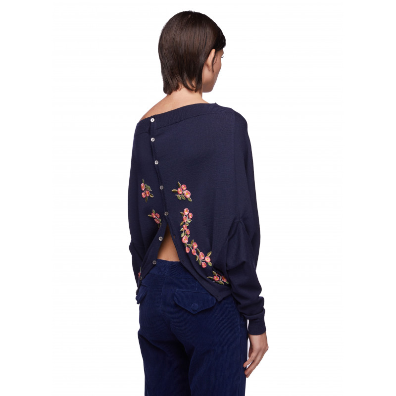 Vivetta CARDIGAN OVERSIZE RICAMATO Italia
