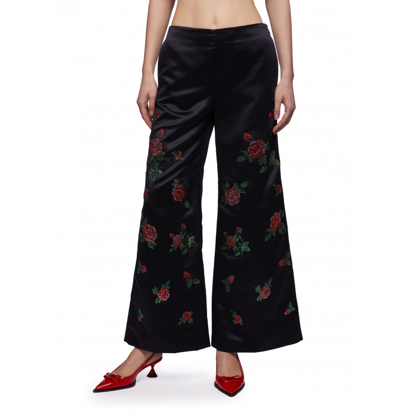 Vivetta PANTALONE RICAMI ROSE