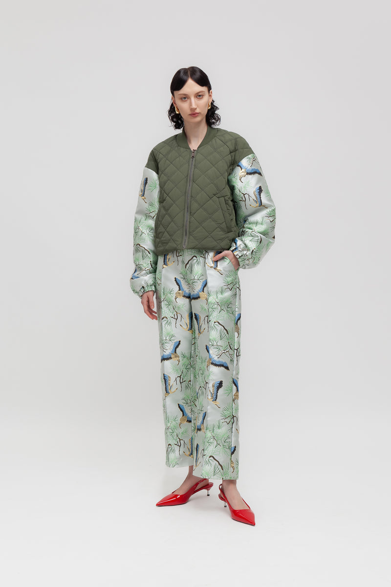 Weili zheng Bomber heritage con maniche a contrasto Saldi